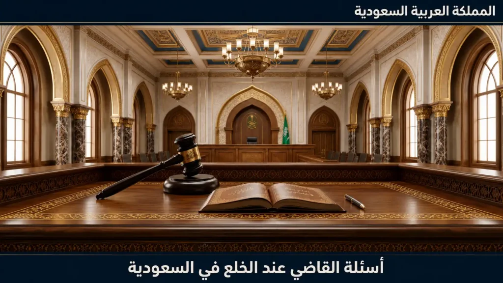 أسئلة القاضي عند الخلع في السعودية
