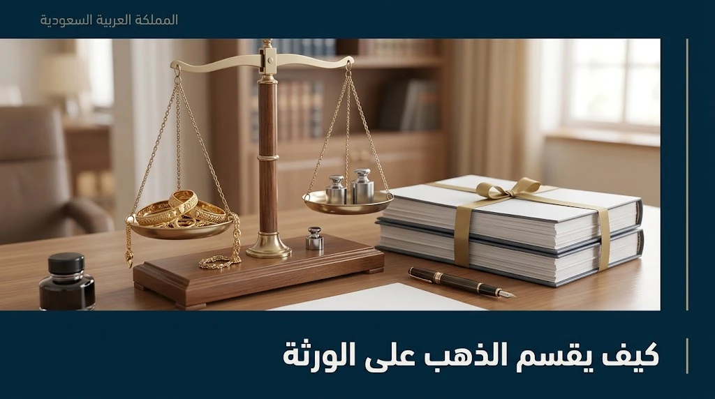 كيف يقسم الذهب على الورثة في السعودية