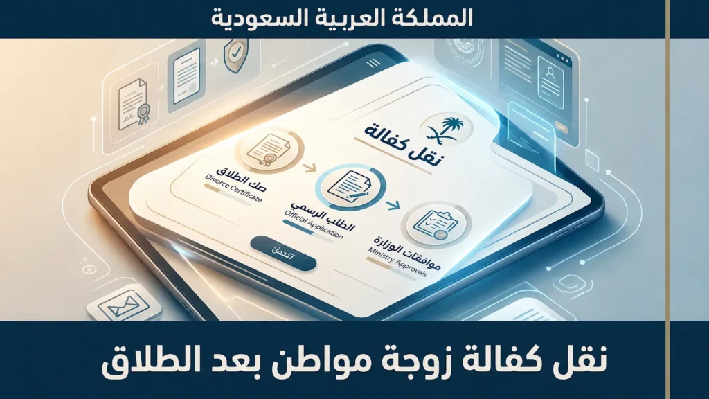 نقل كفالة زوجة مواطن بعد الطلاق في السعودية