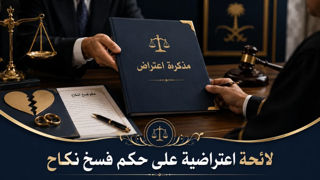 لائحة اعتراضية على حكم فسخ نكاح في السعودية