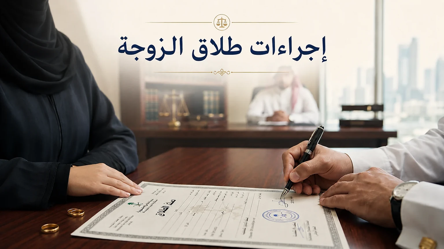 اجراءات طلاق الزوجة في السعودية