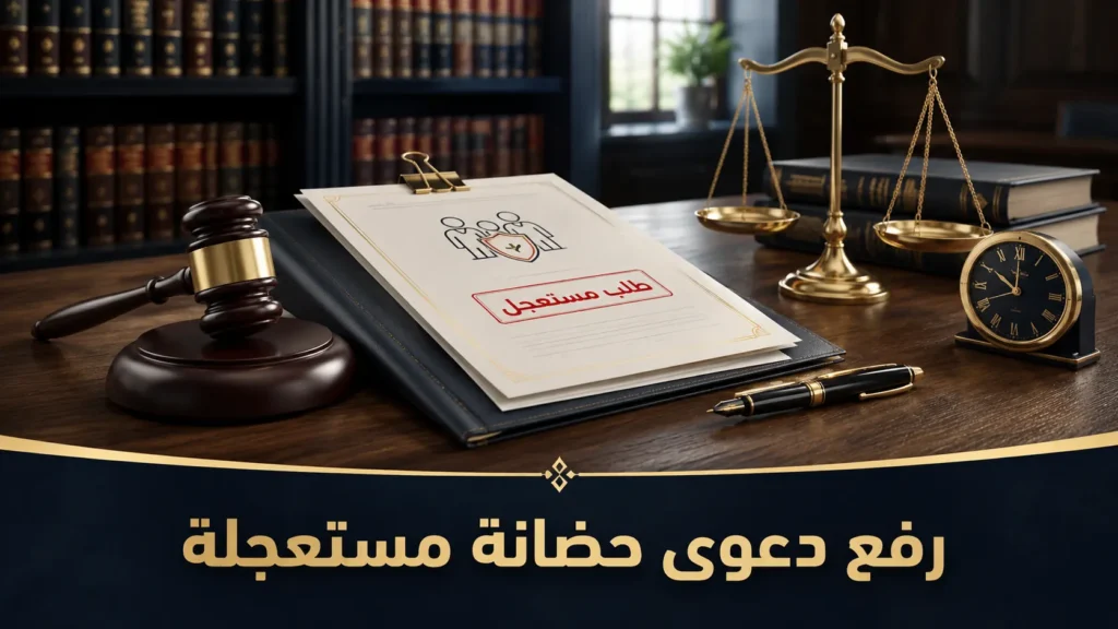 رفع دعوى حضانة مستعجلة في السعودية