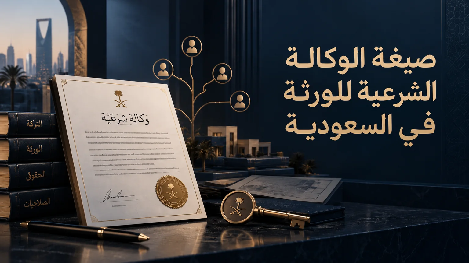 صيغة الوكالة الشرعية للورثة