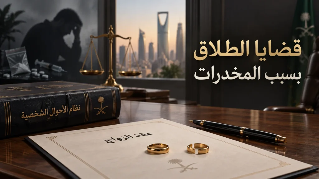 قضايا الطلاق بسبب المخدرات وأثر تعاطي الزوج على العلاقة الزوجية في السعودية