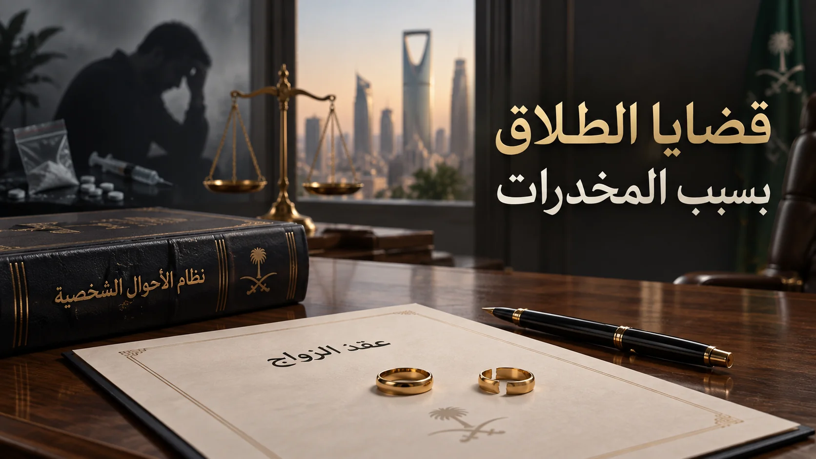 قضايا الطلاق بسبب المخدرات وأثر تعاطي الزوج على العلاقة الزوجية في السعودية