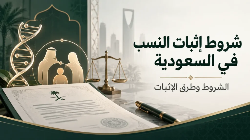 شروط اثبات النسب في السعودية